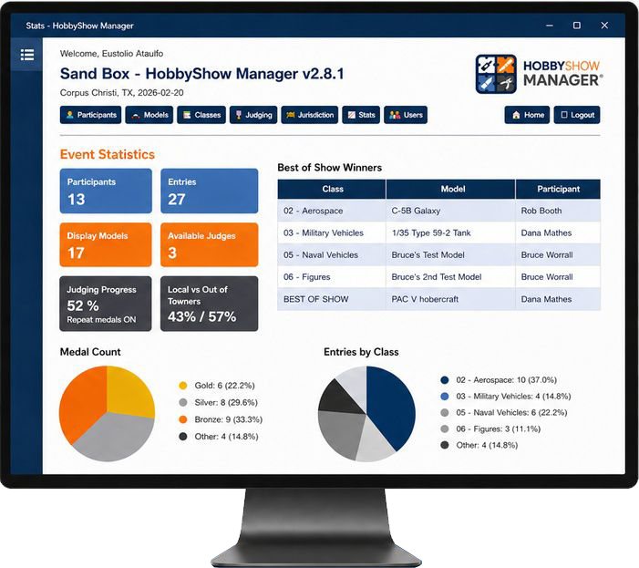 HobbyShow Manager